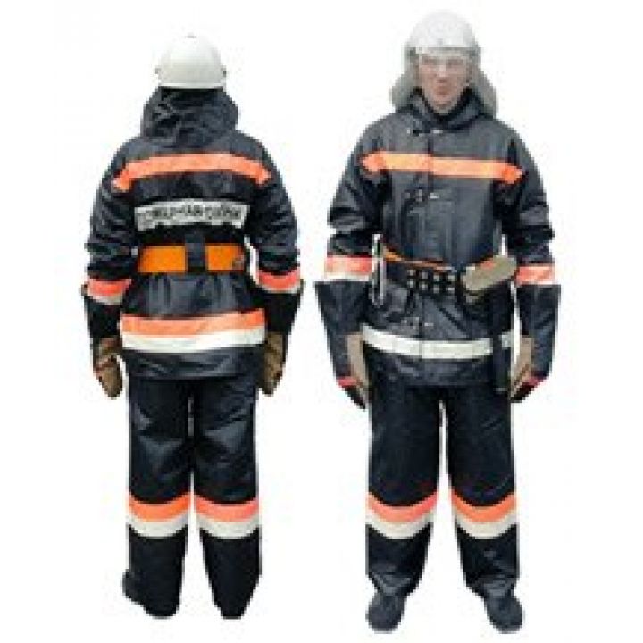 Боевая одежда пожарного из винилискожи (Винитерм) для нач.состава (III уровень защиты) (размер 48-50 / рост 170-176)