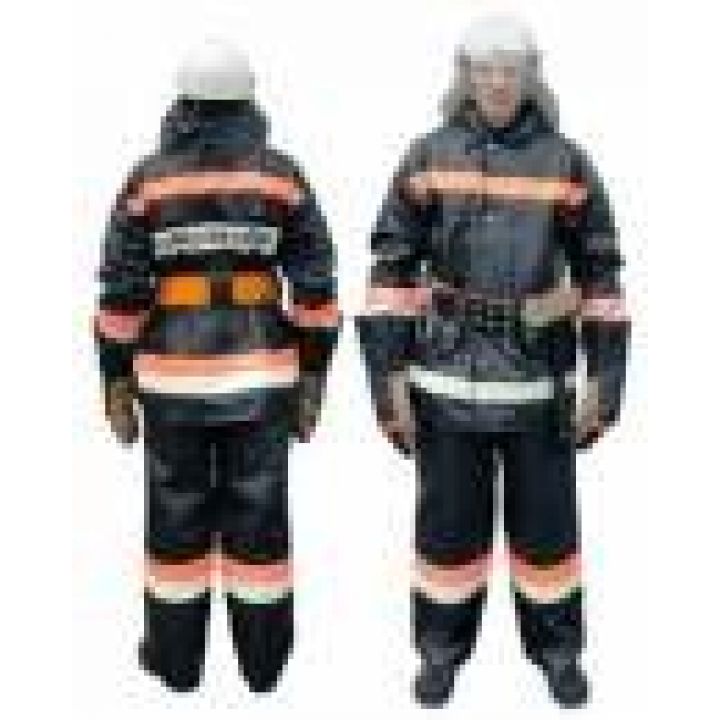 Боевая одежда пожарного из винилискожи (Винитерм) для нач.состава (III уровень защиты) вид А (размер 48-50 / рост 182-188)