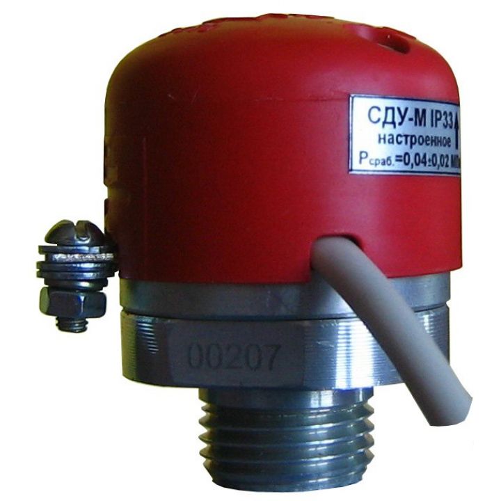 Сигнализатор давления универсальный СД 0,02/12(1) G1/2-В.О2 -"СДУ-М" (IP33)